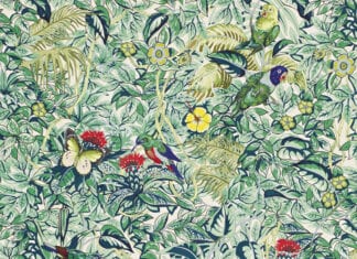 Floral wallpaper made with nature pattern carta da parati floreale