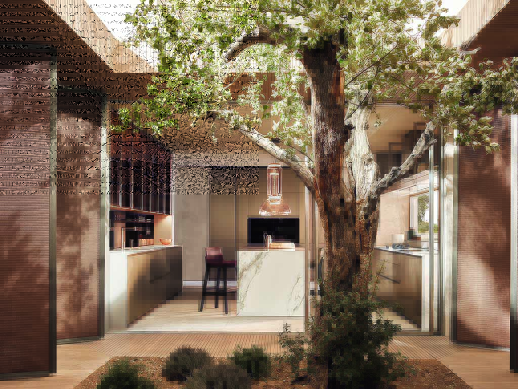 Kitchens with central island