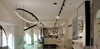 Il nuovo showroom di Porcelanosa a Milano
