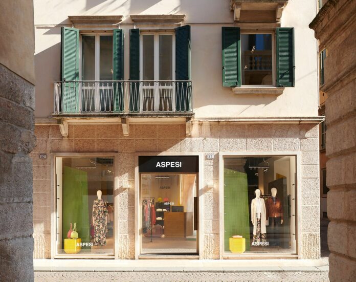 Store Aspesi, Vetrina d'Autore - email - stile e design