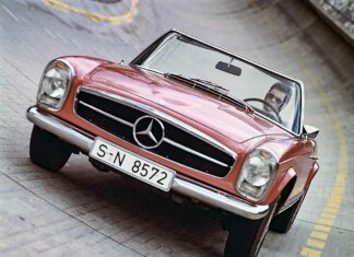Anteprima della Pagoda a Ginevra: La Mercedes-Benz 230 SL nel marzo 1963 Mercedes-Benz 230 SL