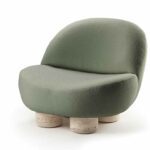 Collector Hygge Lounge Travertino Boucle Gold x - nostri - stile e design