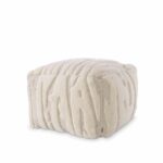 Sweetpea Willow Eichholtz Zenon Stool Ivory x - risponde - stile e design