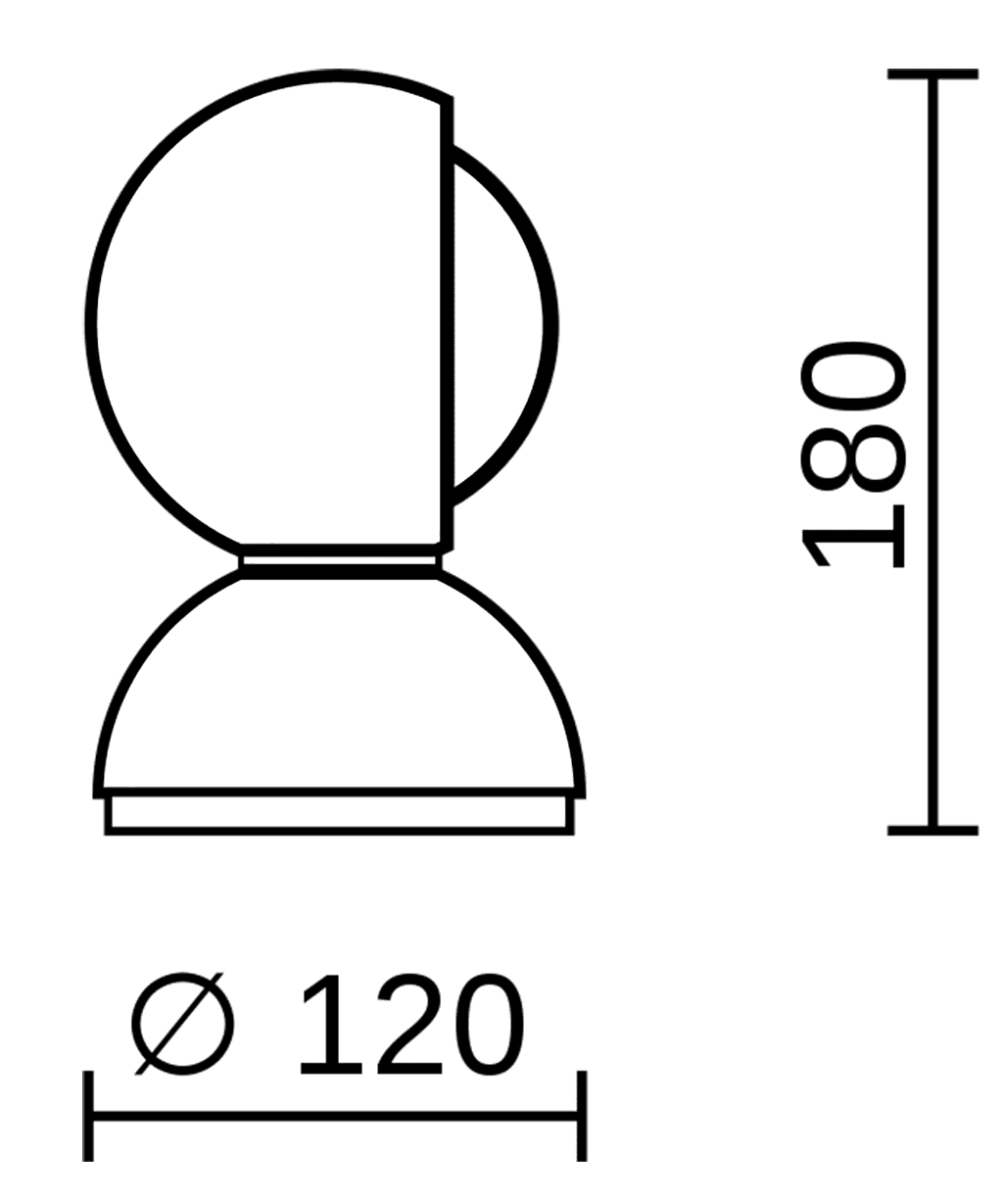 Profilo della lampada Eclisse StileDesign stileitaliano stiledesign.it